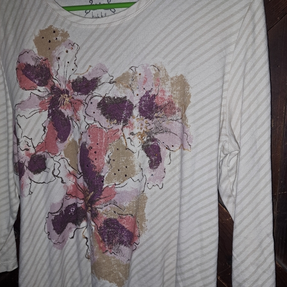 🙂3/15 Nichole Miller shirt XLarge🌺🌹🥀 - Picture 3 of 6